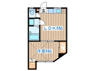 スカイコ－ト太白の物件間取画像